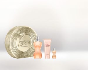 Classique 3.4 oz, Body lotion 2.5 oz and Miniature